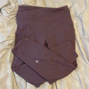 Lululemon Time To Sweat Crop Legging 23"
Smoked Mulberry